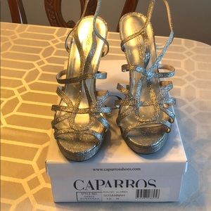 Capaarros high heels. Worn once size 10.